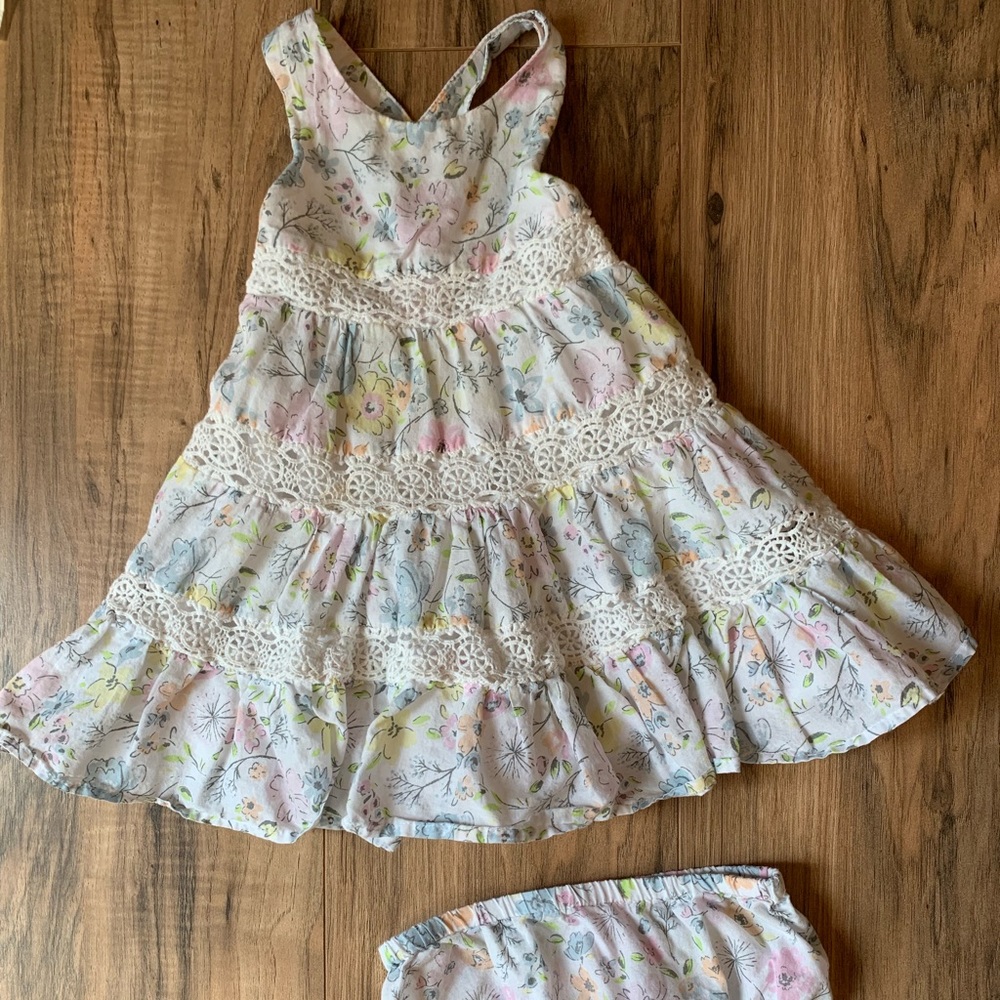 Tommy Bahama floral cross back dress
